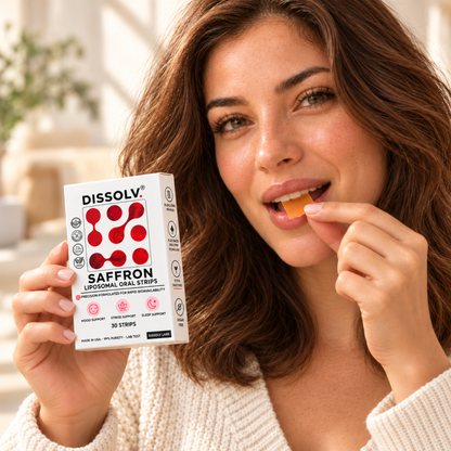 Saffron Oral Strips — 30 Individually Wrapped Strips