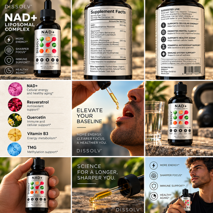 NAD+ Liposomal Complex Liquid Supplement