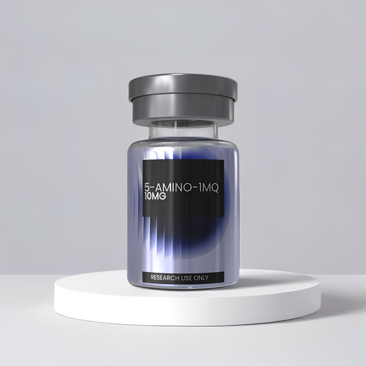 5-Amino-1MQ 10mg research peptide vial — DISSOLV LABS lyophilized ≥99% purity