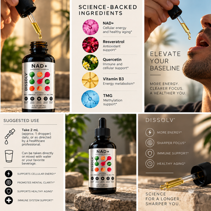 NAD+ Liposomal Complex Liquid Supplement