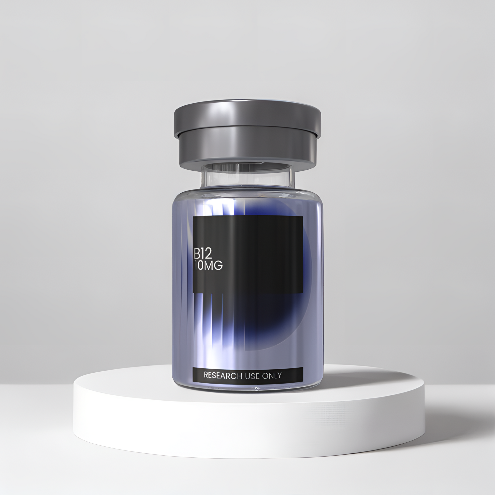 B12 10ml research peptide vial — DISSOLV LABS lyophilized ≥99% purity