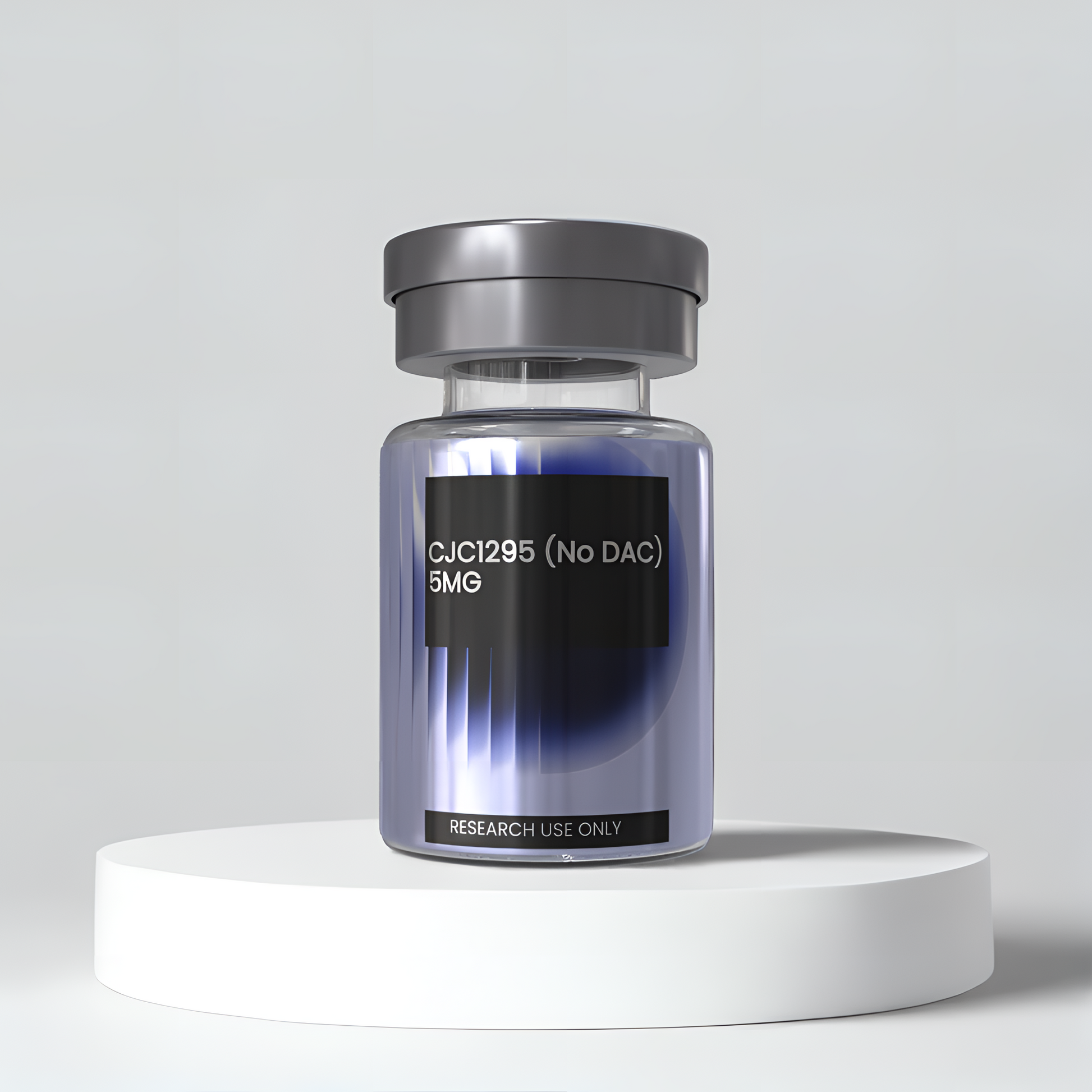 CJC-1295 (No DAC) 5mg research peptide vial — DISSOLV LABS lyophilized ≥99% purity