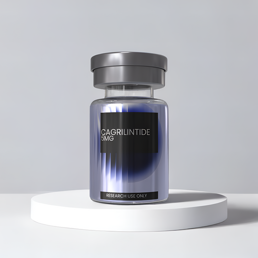 Cagrilintide 5mg research peptide vial — DISSOLV LABS lyophilized ≥99% purity