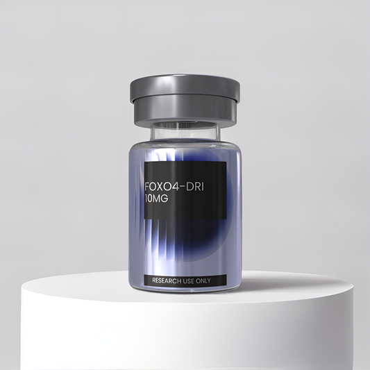 FOXO4-DRI 10mg research peptide vial — DISSOLV LABS lyophilized ≥99% purity