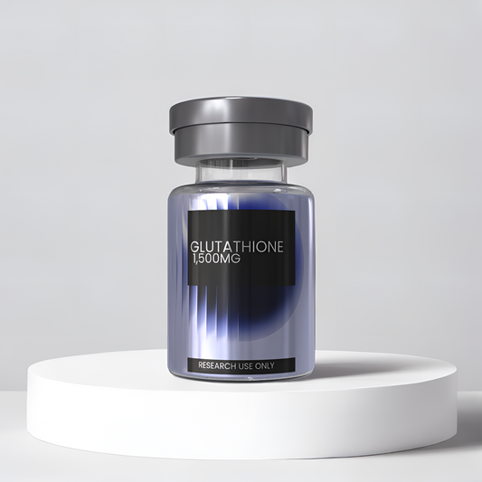 Glutathione 1500mg research peptide vial — DISSOLV LABS lyophilized ≥99% purity