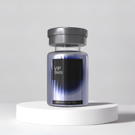 VIP 5mg research peptide vial — DISSOLV LABS lyophilized ≥99% purity
