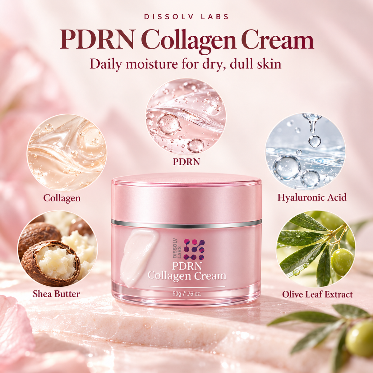 Featured PDRN Collagen Cream ingredients
