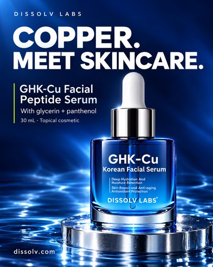 GHK-Cu Korean Facial Peptide Serum — 30 mL / 1 fl oz